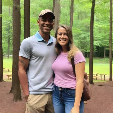 The couple fell in love while working as counselors at the summer camp.