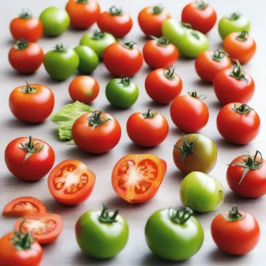 Why did the tomato turn red? Because it saw the rottenness of the leftover lettuce next to it!