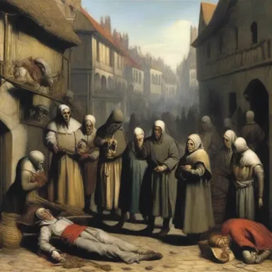 During the Black Death in the 14th century, the streets of Europe were filled with the stench of rottenness as thousands of bodies piled up.