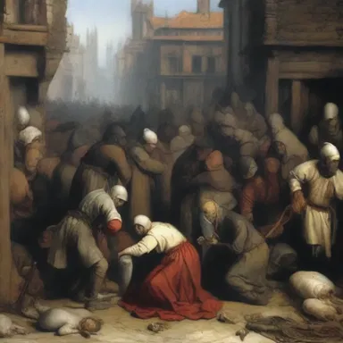 During the Black Death in the 14th century, the streets of Europe were filled with the stench of rottenness as thousands of bodies piled up.