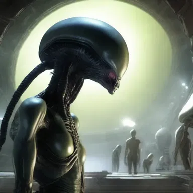 In the sneering world of science fiction, aliens with superior intellect often look down upon humans.