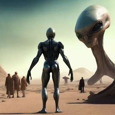 In the sneering world of science fiction, aliens with superior intellect often look down upon humans.
