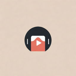 A sleek and professional logo for a YouTube channel named 'MZ Official Lofi Musics'. The design should evoke a sense of chill, musical vibes with a lo-fi aesthetic, possibly incorporating elements like vinyl records, headphones, or sound waves.