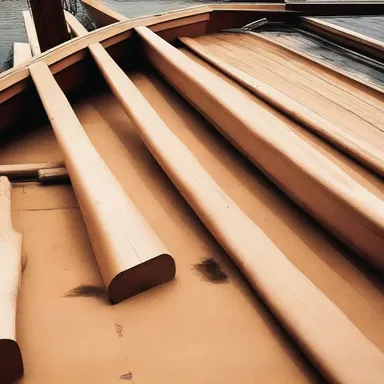 During the construction of the historic wooden ship, the skilled shipbuilders utilized scarf joints to seamlessly connect the sturdy timbers.