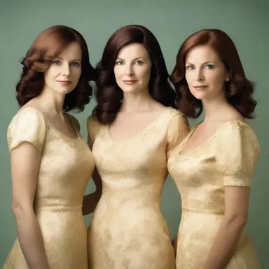 The author creatively described the bond between the triplet sisters in her novel.