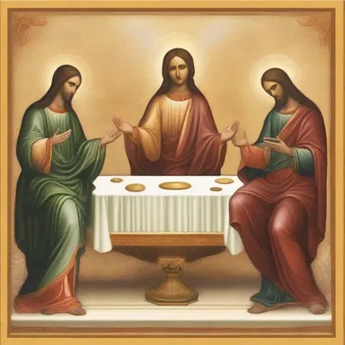 The holy trinity is often referred to as the triplet of divine beings in Christianity.