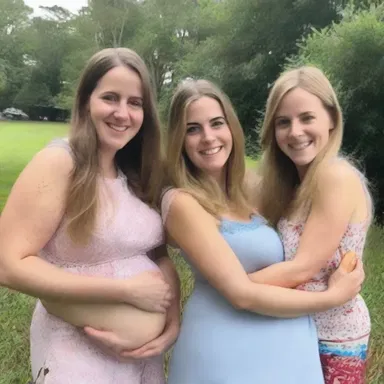 Alice was thrilled when she discovered that she and her partner were expecting triplets.