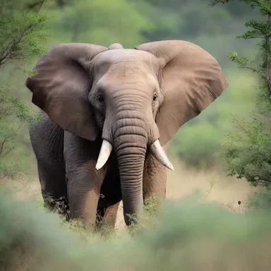 Why don't you ever see elephants hiding in underbrush? Because they are so good at it!