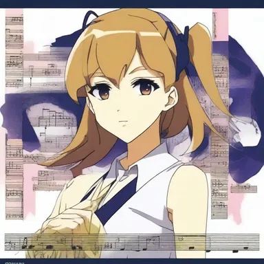 The anime series featured a beautiful polyphonic music score that added depth to the storyline.