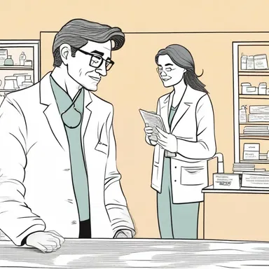In the romantic novel, the protagonist, a doctor, prescribes dexamethasone to his love interest, relieving her from an allergic reaction and bringing them closer.