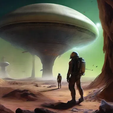 In the science fiction novel, the explorers were asphyxiated by the toxic atmosphere on the alien planet.