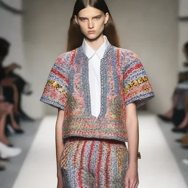 The fashion designer perversely combined unexpected fabrics and patterns, creating a collection that defied conventional style trends.