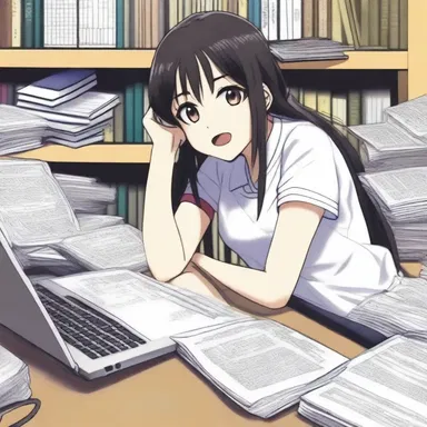 Despite being warned by her friends, she perversely continued to binge-watch anime instead of studying for her exams.