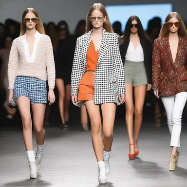 She perversely wore a completely mismatched outfit to the fashion show, deliberately breaking all the style rules.