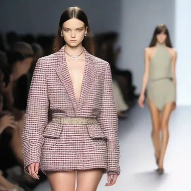 She perversely wore a completely mismatched outfit to the fashion show, deliberately breaking all the style rules.