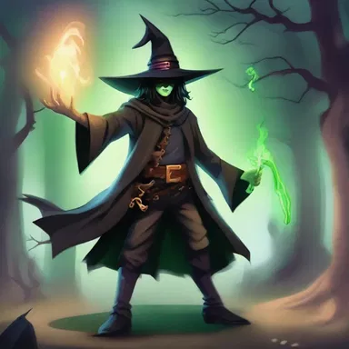 In the land of enchantment, the cursed witch cast a spell on the hero, causing gameness in his legs, making it difficult for him to complete his quest.