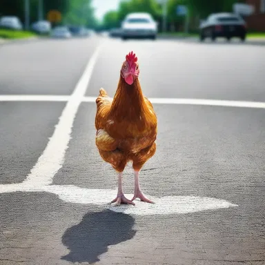 Why did the scolder cross the road? To criticize the chicken for not using the crosswalk!