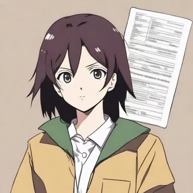 In the anime series, the scolder character always nags at the main protagonist for not studying enough.
