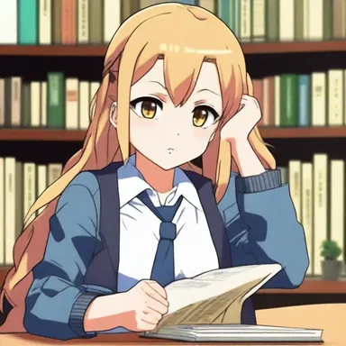 In the anime series, the scolder character always nags at the main protagonist for not studying enough.
