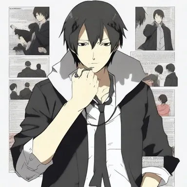 The character of Izaya Orihara from the anime 'Durarara!!' can be likened to a bootlegger as he manipulates information for personal gains.