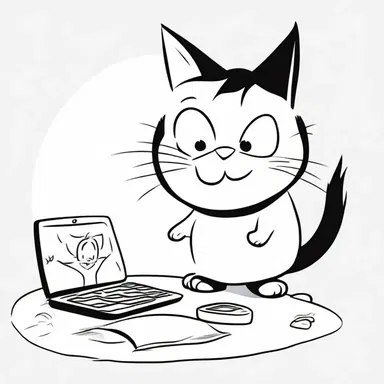 In the cartoon, the mischievous cat always had a devilishly cunning plan to outsmart the mouse.