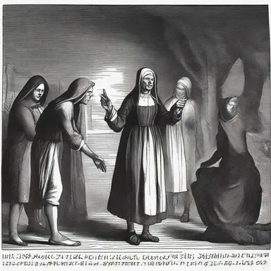 During the Salem Witch Trials, the accusers would often point and laugh devilishly at the accused, reveling in their suffering.