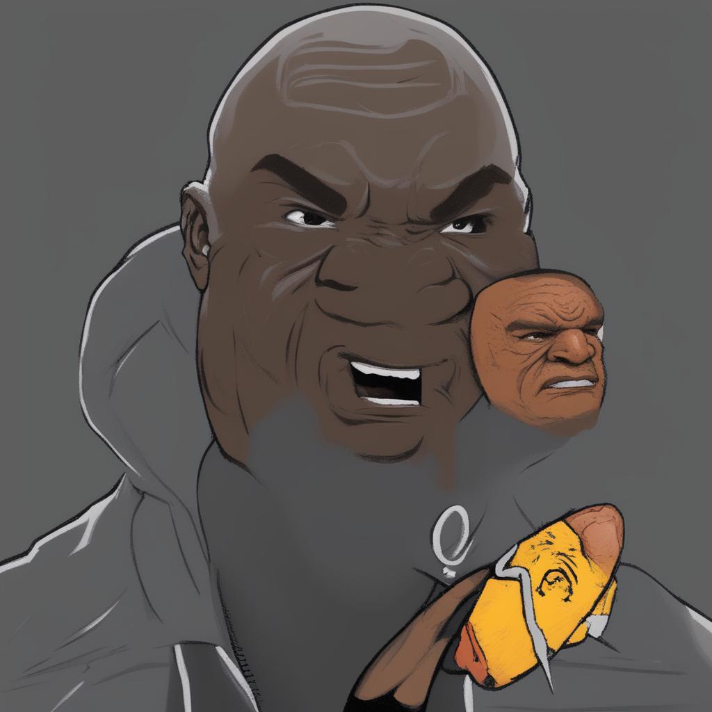 A high-quality digital art image depicting a fusion of Ronnie Coleman and the meme character, Wojak