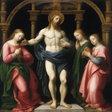The religious paintings of the Renaissance period often glamorised biblical figures, presenting them in a divine and otherworldly light.