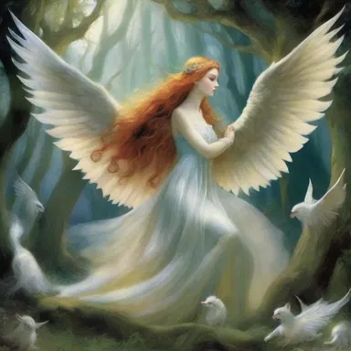 The fantasy novel glamorised the mythical creatures, describing their beauty and magical abilities in great detail.
