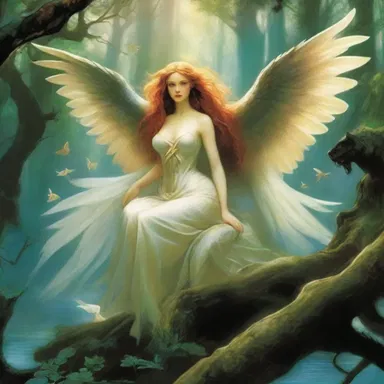 The fantasy novel glamorised the mythical creatures, describing their beauty and magical abilities in great detail.