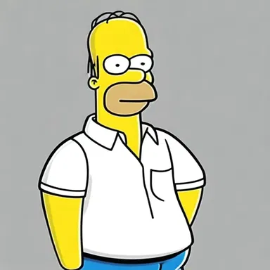 In the cartoon series 'The Simpsons', the character Homer Simpson is famously portrayed as bald.