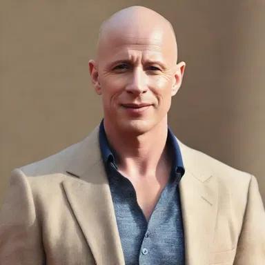 The bald actor was cast in a lead role in the new cinema release.
