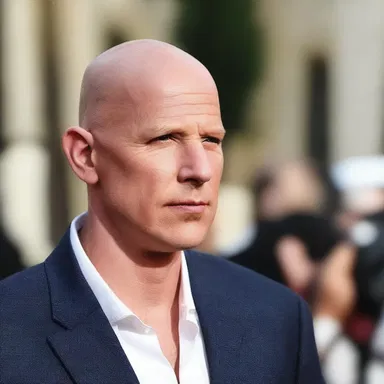 The bald actor was cast in a lead role in the new cinema release.