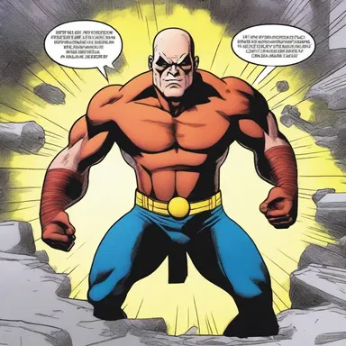 In the comic book series, the character gradually balds over time due to a genetic mutation.