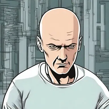 In the science fiction novel, the main character uses an advanced technology to reverse the process of balding.