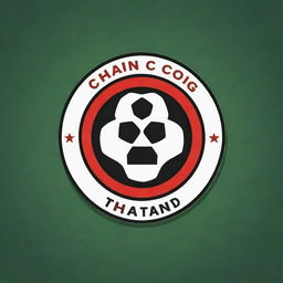 Create a dynamic and appealing football team logo with the team name 'Thành Công'. Incorporate elements related to football and success.