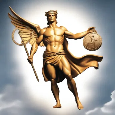 In Greek mythology, there is a powerful god associated with trickery, known as Hermes, who is often depicted as a cunning liar.