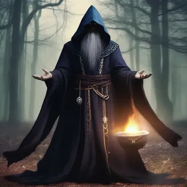 Within the magical realm of the fantasy story, there exists an evil sorcerer known for his deceptive nature, making him a skilled liar.