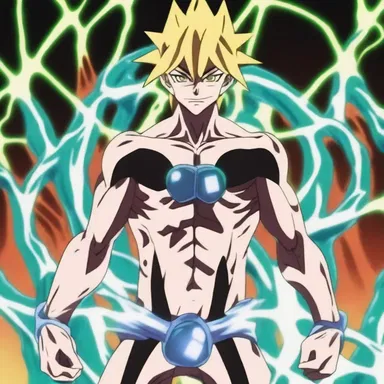In the anime series, the protagonist has the power to activate zymogens within his body, transforming them into powerful enzymes.