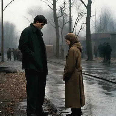 The film depicted a grim reality where the characters faced endless despair and dejection.