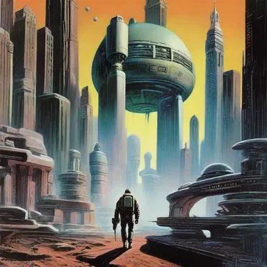The science fiction novel painted a grim future where humanity was on the brink of extinction, causing readers to feel dejected.