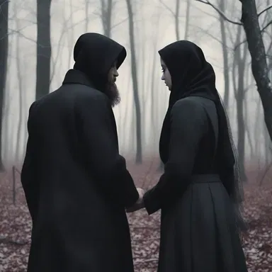 Amidst the tragic ending, the lovers exchanged one last grim look before parting ways forever.