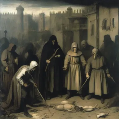 During the dark period of the Black Death, Europe faced grim days filled with death and despair.