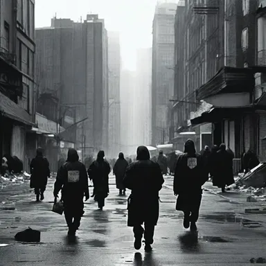 In the dystopian future, the citizens lived under a grim regime where individual freedom was non-existent.