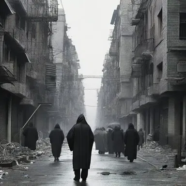 In the dystopian future, the citizens lived under a grim regime where individual freedom was non-existent.