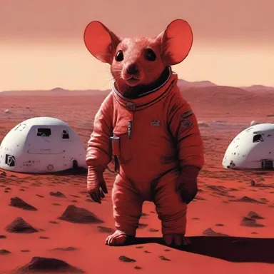 In the science fiction novel 'Red Mars,' there is a futuristic species of genetically engineered marsupial moles that help with terraforming the planet.