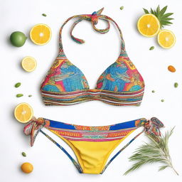 An image depicting a bikini, captured in a high-quality photograph