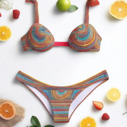 An image depicting a bikini, captured in a high-quality photograph