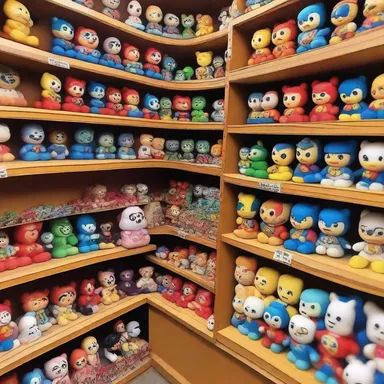 The shop owner decided to sell the merchandise at a loss in order to get rid of the outdated cartoon-themed toys.