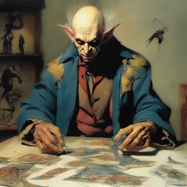 The collector was at a loss when his rare fantasy artwork was accidentally damaged.